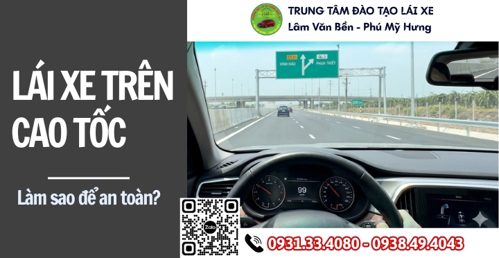 Người mới lái xe đi cao tốc: làm sao để an toàn?